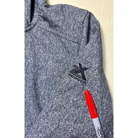 ZeroXposur Gray M Medium Hooded Fleece-Lined Jacket Full Zipper Closure Pockets - Picture 7 of 12